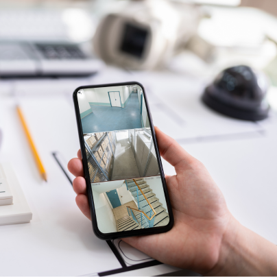 Oklahoma City security camera feed on cell phone